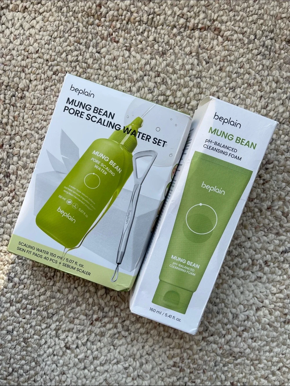 Beplain Mung Bean Pore Scaling Water Set
